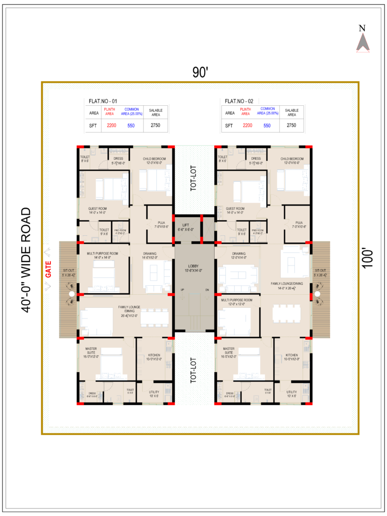 Kalyan' PRS Urban Nest STILT FLOOR PLAN
